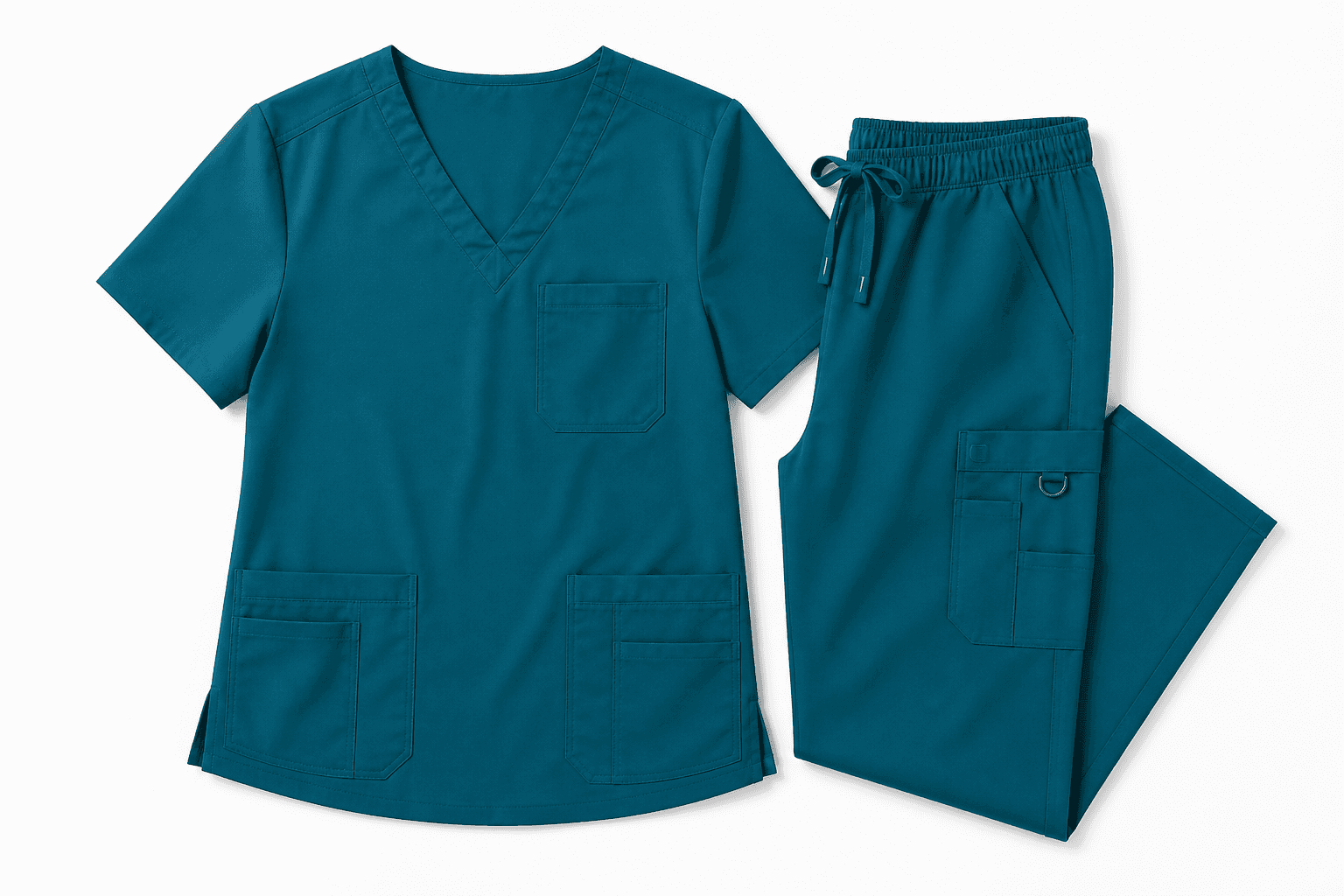 Premium 4-Pocket Scrub Set